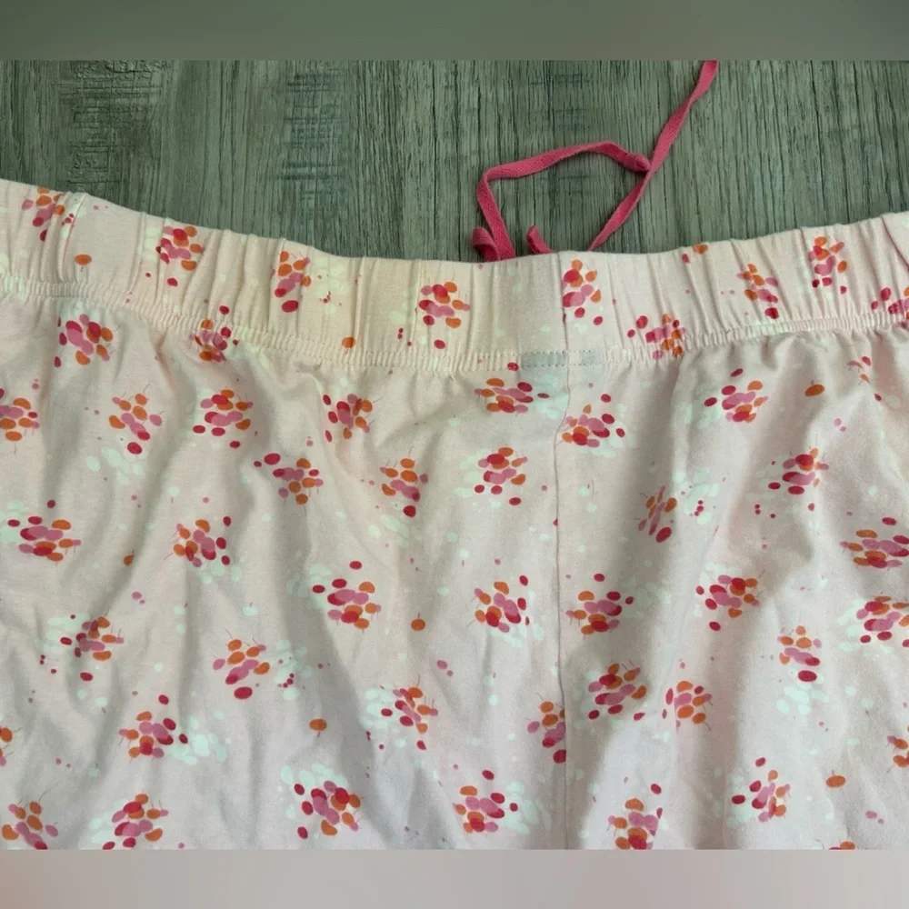 Joe‎ Boxer Pink Floral Pajama Crop Lounge Pants Sz 3X